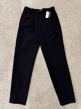 NWT Express High Rise Pull-On Ankle Pant in Black